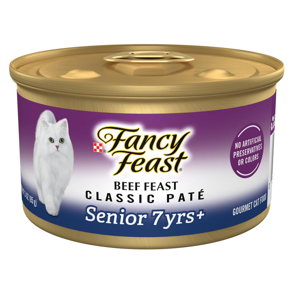 Fancy Feast Purina Gravy Lovers Poultry and Beef Grilled Gourmet Wet Cat Food Variety Pack - 3 oz. Cans,(Pack of 60)