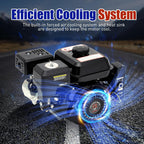 7.5HP Gas Engine, Single-Cylinder Gas Engine,4 Stroke 210CC Gas Motor with Air-Cooling, Portable Gas Engine for Go Cart, Mini Bike