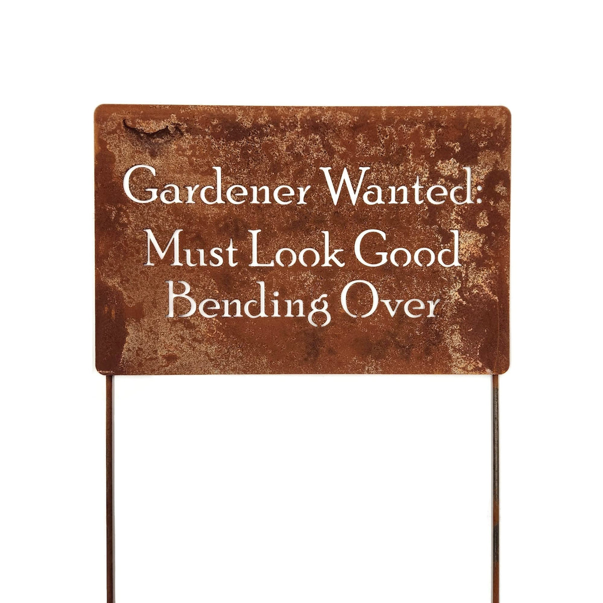 Funny Garden Stake 20 to 33 Inches Tall (I Dig You, XL 33" Tall)
