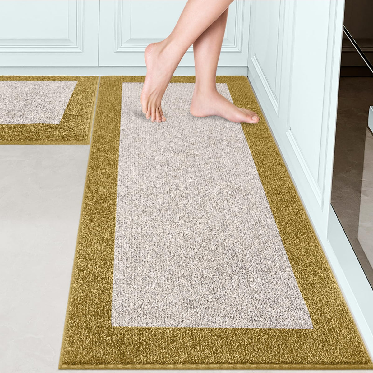 Runner Rug 24" x 96" for Kitchen, Floor, Hallway, Roll Packing