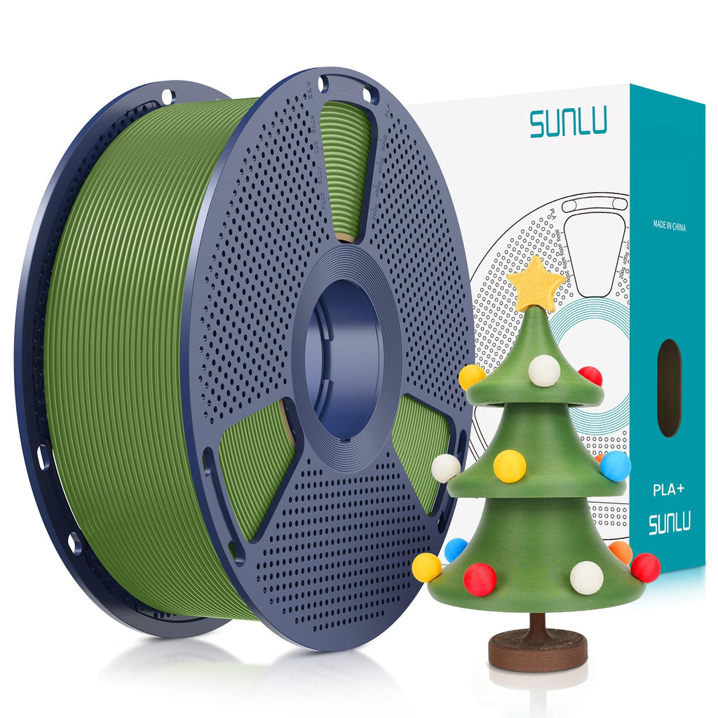 SUNLU PLA Plus Filament 1.75mm, 10KG Bundle, Black & White