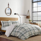 Eddie Bauer - Queen Duvet Cover Set with Shams