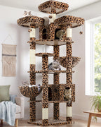 Globlazer Cat Tree Tower for Multiple Adult Cats, 82in, F82, Light Grey