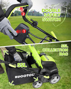 2-in-1 Dethatcher & Scarifier, 16", 15A Electric Lawn Care