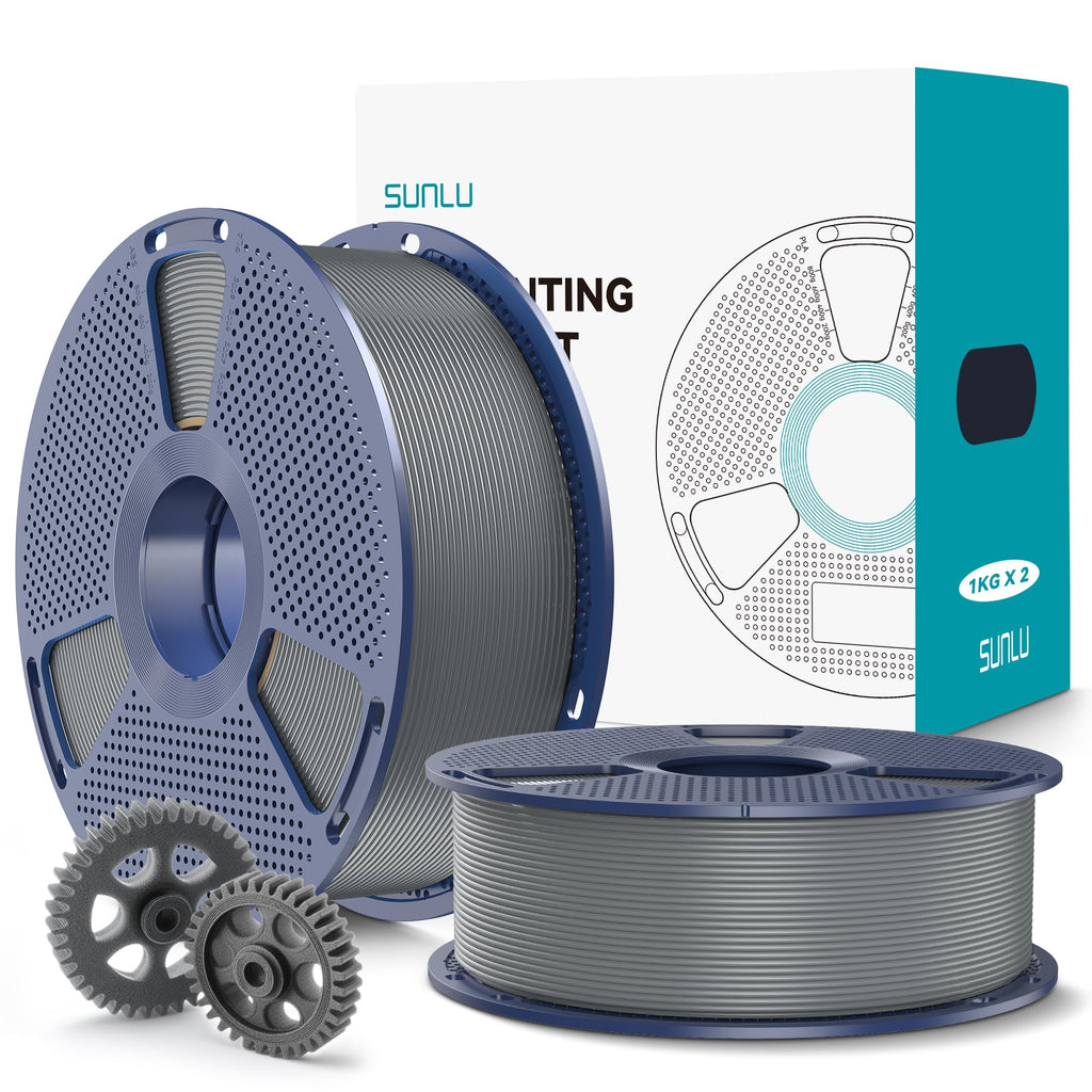 SUNLU PLA+2.0 3D Printer Filament, Multicolor, 10-Pack (10KG)