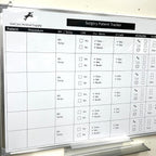 Patient Surgery Tracker Whiteboard - Veterinary Printed Medical whiteboard.