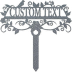 Lewis Design Company Rose Garden Custom Stake (25" W x 25" H, Black)