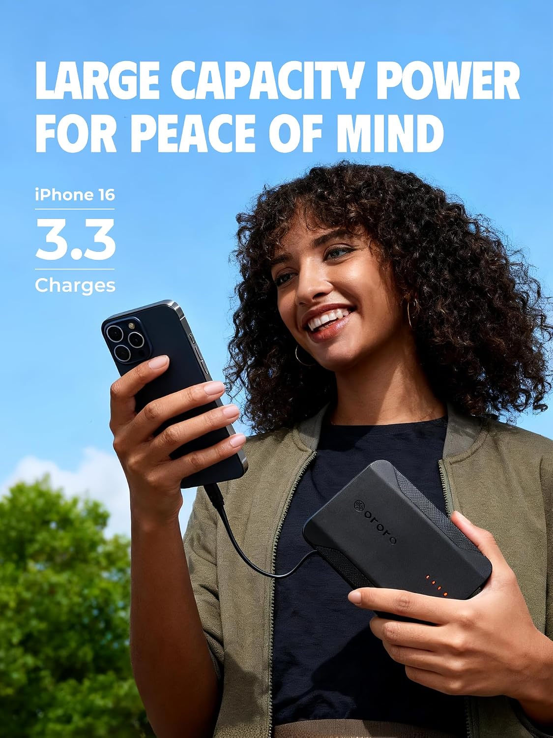 ORORO PD 7K High-Capacity Fast Charging Battery for Heated Apparel