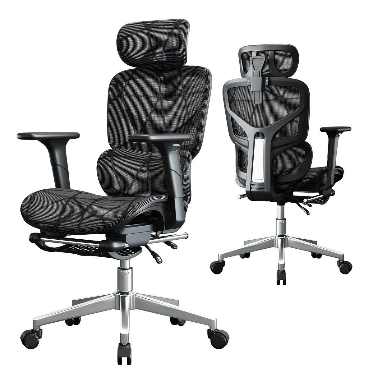 Ergonomic Office Chair, Mesh Computer Chair,400lbs Capacity
