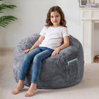 MAXYOYO Bean Bag Chair, Soft Bean Bag Sofa with Supportive Foam Filling