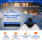 Snow Joe Corded Electric Snow Blower, 22 Clearing Path, Dual LEDs, SJ627E