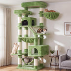 Heybly Cat Tree, 68 inch Multi-Level Cat Tower for Indoor Cats HCT025G