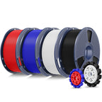 SUNLU PLA+2.0 3D Printer Filament, Multicolor, 10-Pack (10KG)