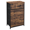 SONGMICS Dresser with 9 Fabric Drawers, TV Stand for TVs Up to 70 Inches