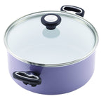 Farberware 17490 Ceramic Dishwasher Safe Nonstick Cookware Set / Pots and Pans Set - 12 Piece, Blue