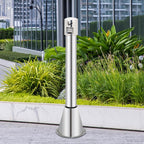 Standing Ashtray Outdoor for Patio, Large & Tall Outside Ashtrays for Cigarette Butt Receptacle Disposal, Commercial Metal Smokers Cigar Ash Tray Container with,B