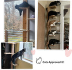 FUKUMARU Wall-Mounted Cat Tree for Small & Medium Cats