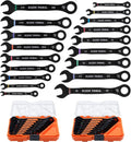 KLEIN TOOLS 69418CG 18-Piece Combination Ratcheting Wrench Set