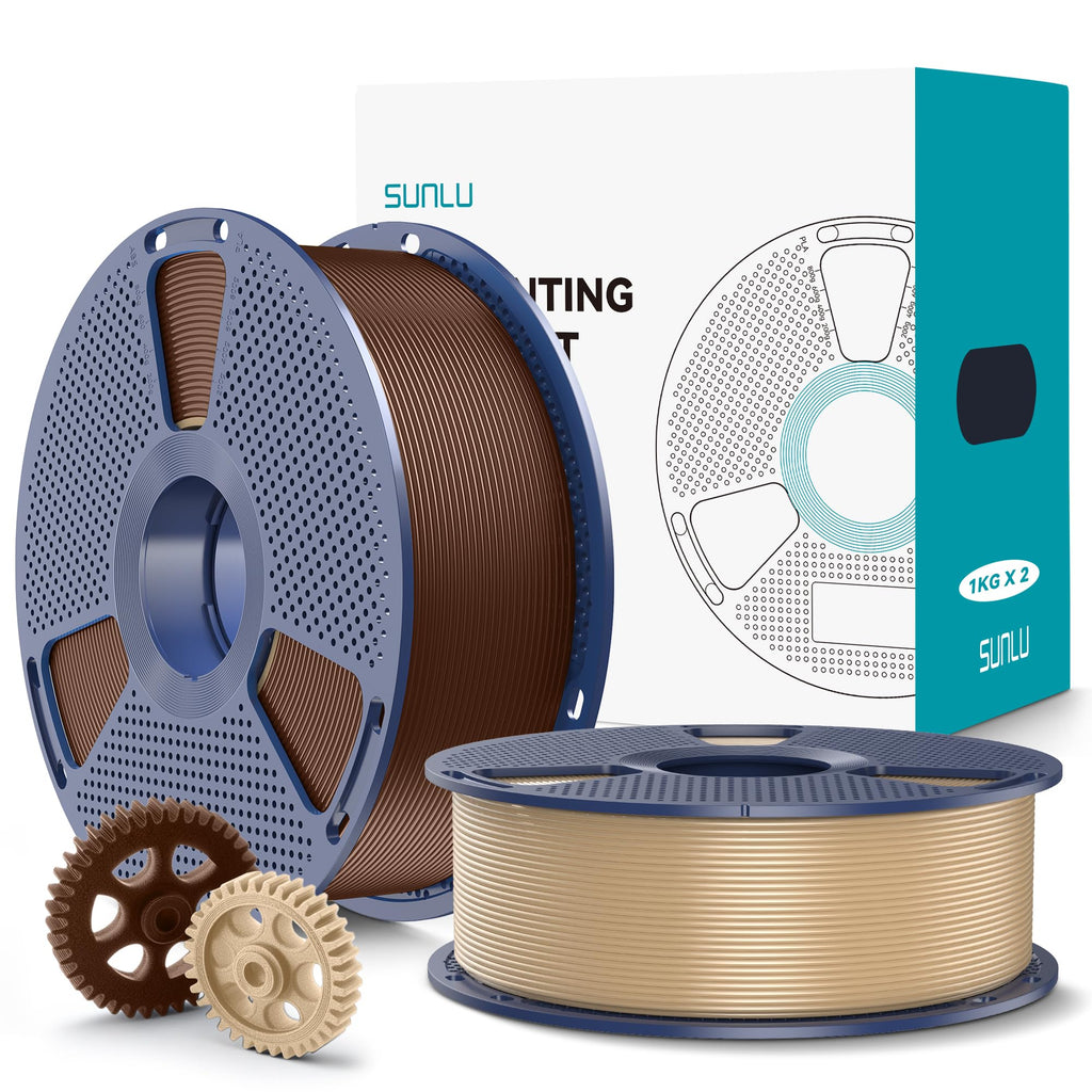 SUNLU PLA+2.0 3D Printer Filament, Multicolor, 10-Pack (10KG)
