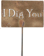 Funny Garden Stake 20 to 33 Inches Tall (The Vineyard, Large 28" Tall)