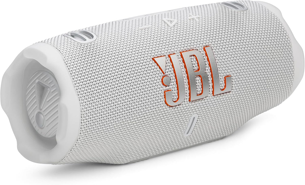 JBL Charge 6 - Portable Waterproof & Drop-Proof Bluetooth Speaker, Bold Pro Sound with AI Sound Boost (Blue) (Renewed)