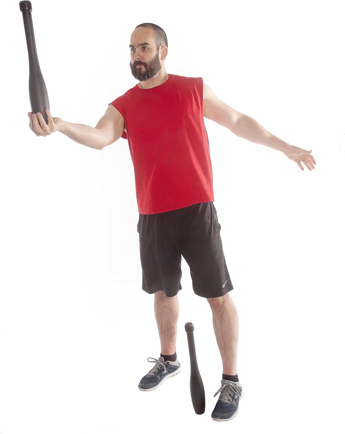 Apollo Athletics Indian Club, Exercise Bat, Iron Club Bell for Strength Training and Muscle Rehabilitation