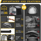 Happy Travel Bike Storage Shed Tent, Waterproof Portable Bicycle Cover Shed