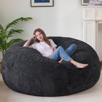 MAXYOYO Bean Bag Chair, Soft Bean Bag Sofa with Supportive Foam Filling