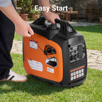2800W Portable Inverter Generator, Quiet Gas Generator for Camping, RVs, Home Backup and Outdoor Activities, EPA Compliant