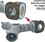 Kitty City Cat Tunnel, Cat_Bed, Cat and Kitty Toys, Tunnel (Pack of 6)