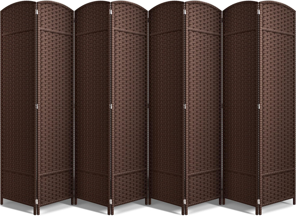 Sorbus Foldable Room Divider, Mesh Privacy Screen (6 Panel, Black)