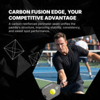 Six Zero Double Black Diamond Control Paddle, Raw Carbon