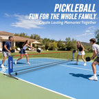 3-in-1 Volleyball Badminton Pickleball Net Set Adjustable Height