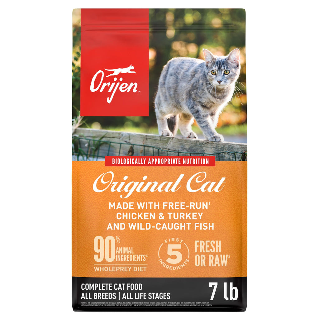 ORIJEN Grain Free WHOLEPREY Dry Cat Food Original Recipe 12lb Bag