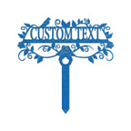 Lewis Design Company Rose Garden Custom Stake (25" W x 25" H, Black)