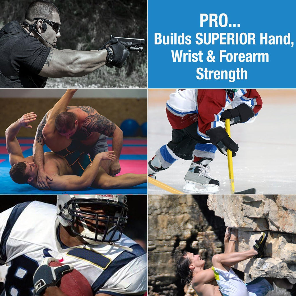 Prohands PRO Hand Exerciser, Finger Exerciser (Hand Grip Strengthener), Spring-Loaded, Finger-Piston System, Isolate and Exercise Each Finger
