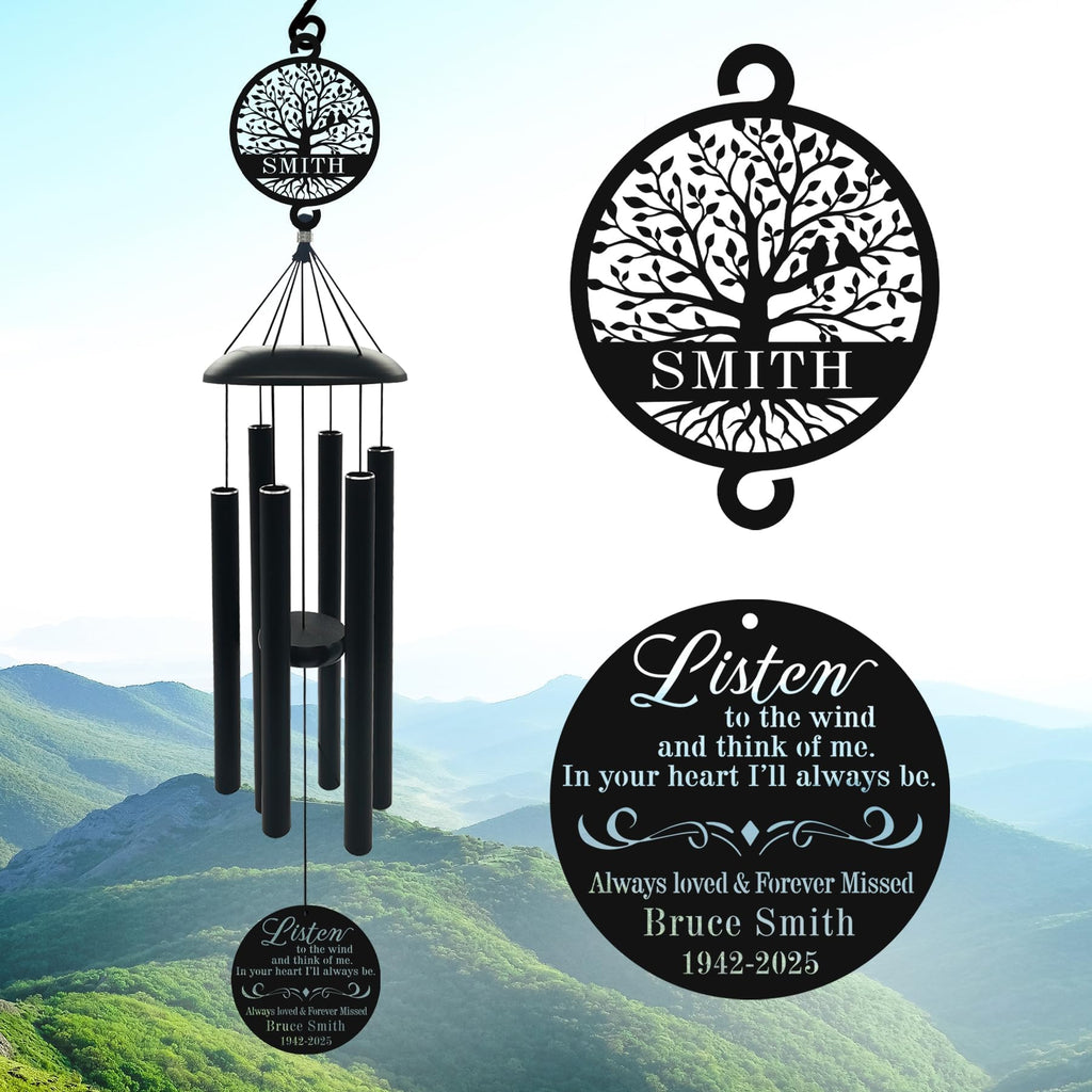 Large 44 Inch Wind Chime Personalized Retirement Wind Chimes Gift,Custom Wind Chimes for Retirement Gift,Outdoor Metal Wind Chime for Yard Garden Decor