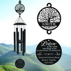 Large 44 Inch Wind Chime Personalized Retirement Wind Chimes Gift,Custom Wind Chimes for Retirement Gift,Outdoor Metal Wind Chime for Yard Garden Decor