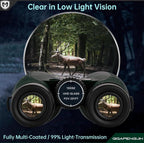Outgear Optic Edge Binoculars, High Powered with Upgraded Phone Adapter