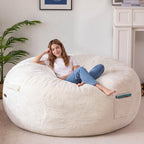 MAXYOYO Bean Bag Chair, Soft Bean Bag Sofa with Supportive Foam Filling