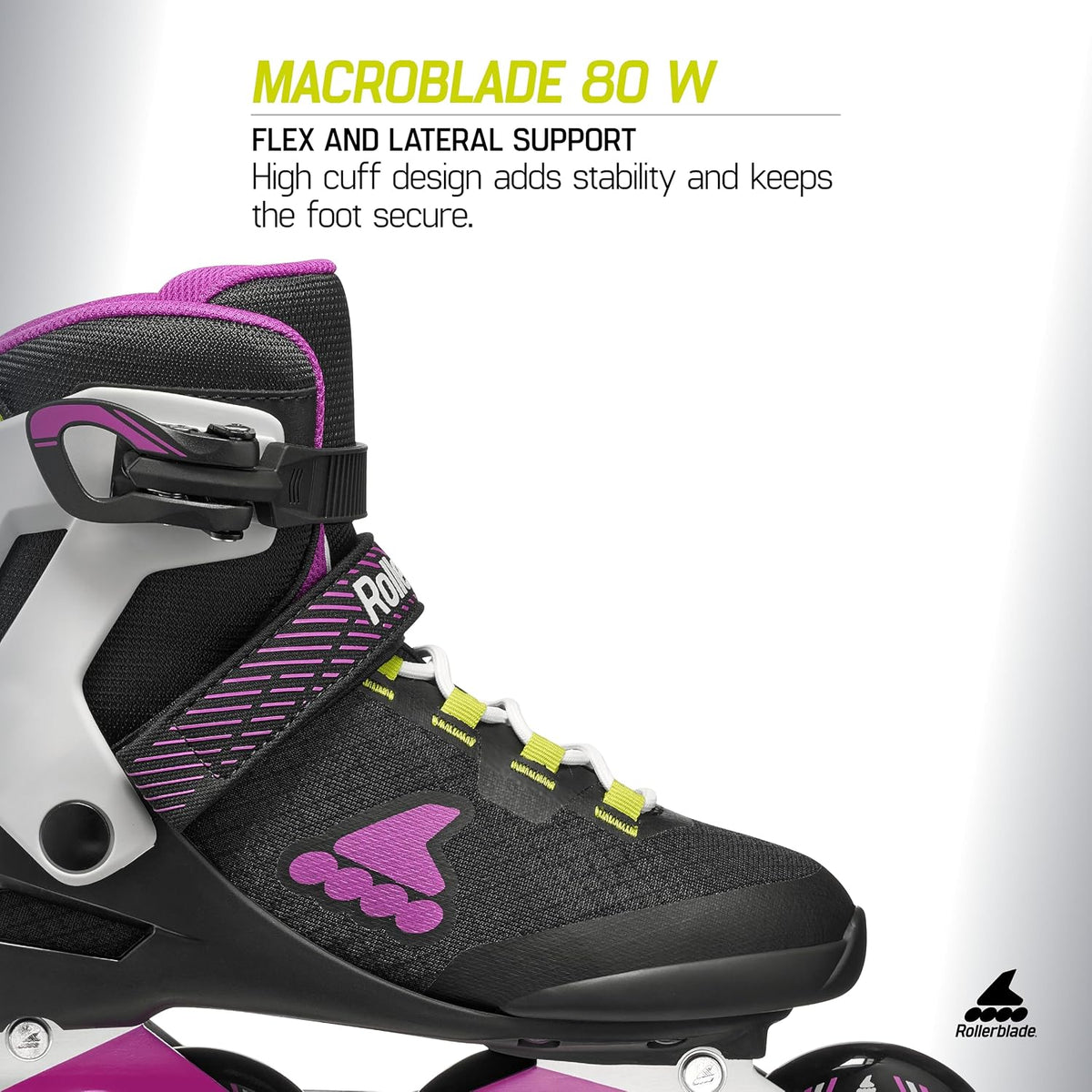 Rollerblade Macroblade 80 Women's Adult Fitness Inline Skate, Performance Inline Skates