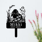 Custom Rabbit Bunny Grave Marker Bunny Memorial Garden Stake Rabbit Garden Decor Metal Sign Personalized Rabbit Bunny Name Yard Remembrance Stake Loss of Bunny Sympathy Sign