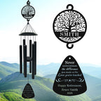Large 44 Inch Wind Chime Personalized Retirement Wind Chimes Gift,Custom Wind Chimes for Retirement Gift,Outdoor Metal Wind Chime for Yard Garden Decor