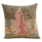 William Morris Kelmscott Tree Blue Tapestry Throw Pillow Cover 19 x 19 in
