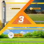 Haokelball Badminton Set with Net Rackets Shuttlecocks for Backyards Games