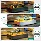 YITAHOME LED Coffee Tables for Living Room