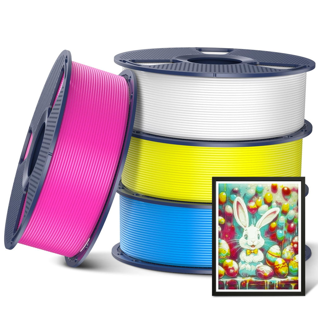 SUNLU PLA Plus Filament 1.75mm, 10KG Bundle, Black & White