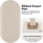 Woochpet 38"Tall Cat Scratching Post with Interactive Cat Toy For Large Cat