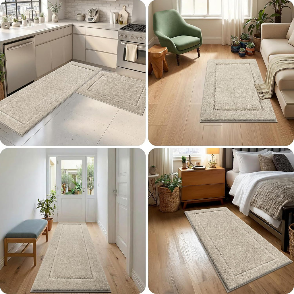 Extra Soft Bathroom Rug 30" x 60", Bath Mat, Shower Runner Rug