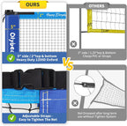 32FT Badminton Volleyball Combo Net Set System for Backyard Lawn Beach